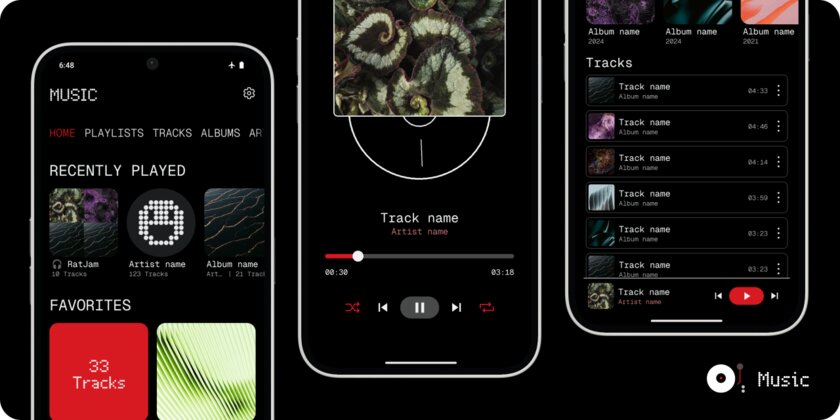 Программист создал уникальный плеер для Android в стиле софта Nothing: уже можно скачать