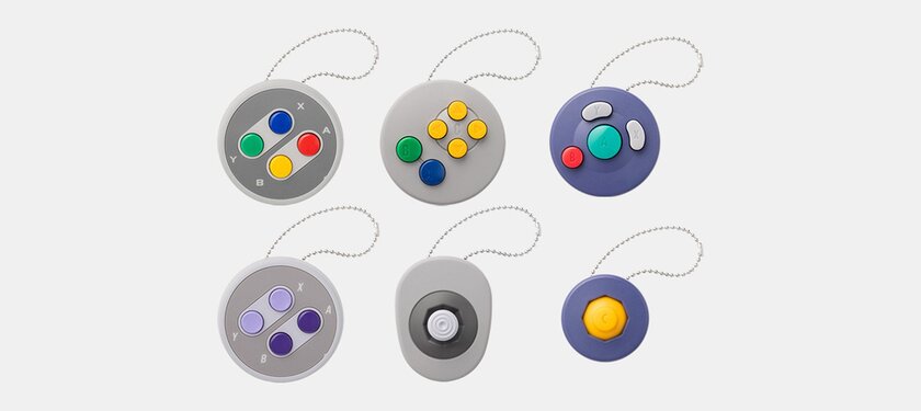 Новые брелоки от Nintendo создают какую-то ностальгическую атмосферу, не находите? К слову, в них реальные компоненты геймпадов