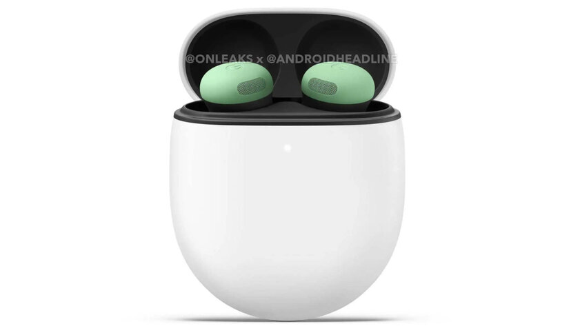 Инсайдеры показали Google Pixel Buds Pro 2 в четырёх цветах корпуса. Мятные — самые стильные