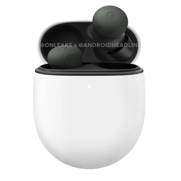 Инсайдеры показали Google Pixel Buds Pro 2 в четырёх цветах корпуса. Мятные — самые стильные