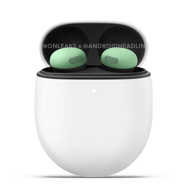 Инсайдеры показали Google Pixel Buds Pro 2 в четырёх цветах корпуса. Мятные — самые стильные