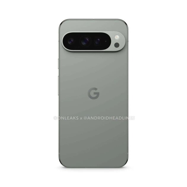 Так выглядит Google Pixel 9 Pro: смартфон «слили» в четырёх цветах оформления