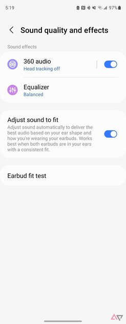 Копия AirPods Pro 2 от Samsung — не спешите делать выводы. Обзор Galaxy Buds3 Pro — Программное обеспечение. 3
