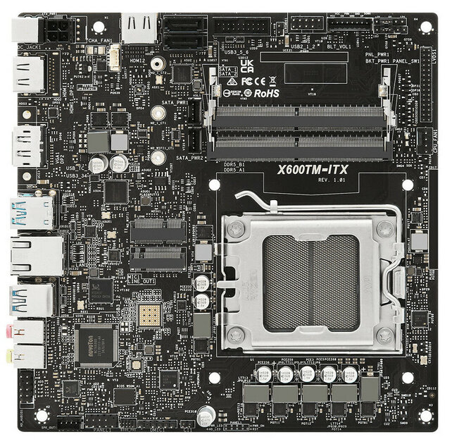 Для фанатов компактных сборок: ASRock представила материнскую плату, которая помещается на ладошке