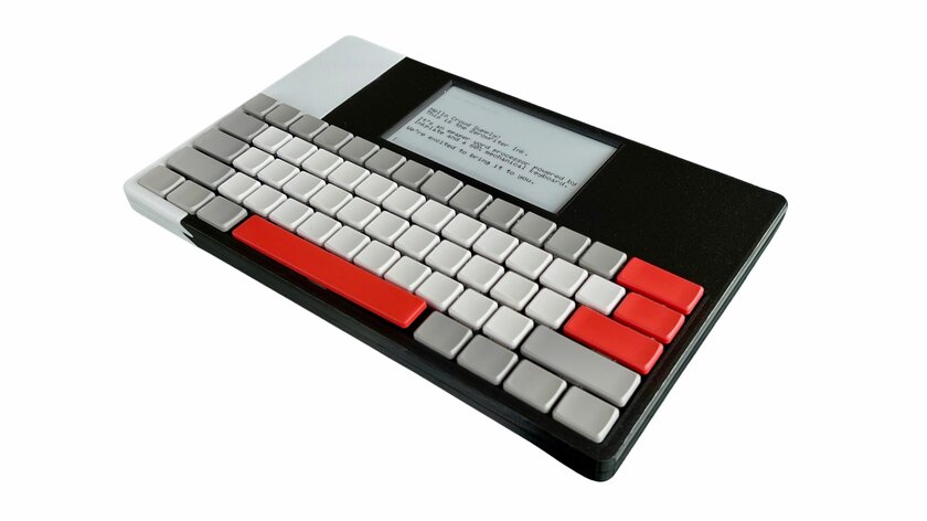 Представлена Zerowriter Ink: электронная печатная машинка с 5-дюймовым экраном