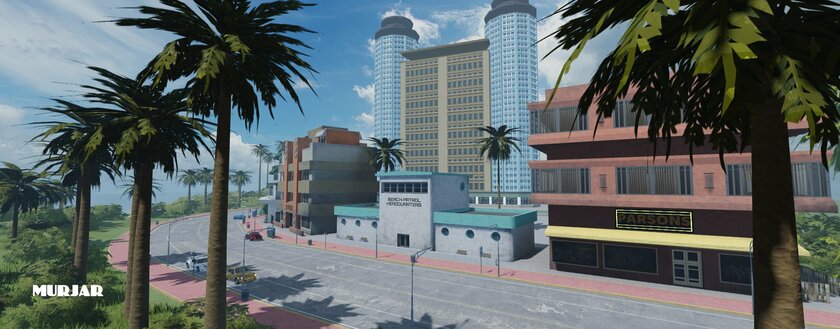 Геймер продолжает воссоздавать карту из GTA Vice City в Roblox: детализация строений явно стала лучше