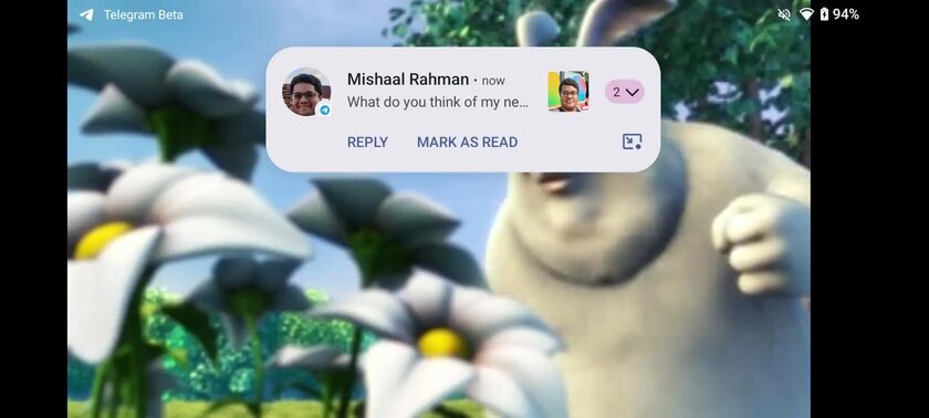 Android научится сжимать уведомления во время просмотра видео, чтобы не мешали. Вот как выглядит
