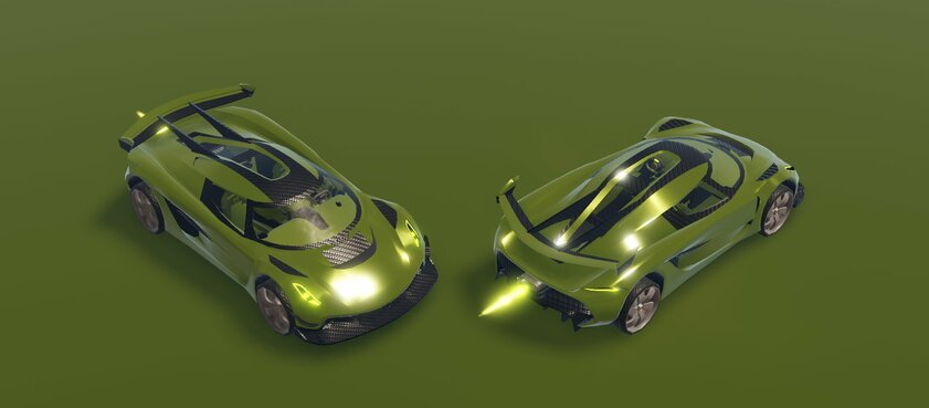Фанат построил в Roblox фотореалистичную модель гиперкара. Похоже на Koenigsegg Agera RS?