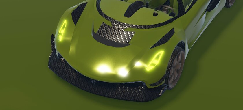 Фанат построил в Roblox фотореалистичную модель гиперкара. Похоже на Koenigsegg Agera RS?