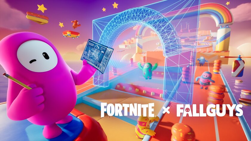 Коллаборация века: Fall Guys появится в Fortnite в формате временного режима сражений
