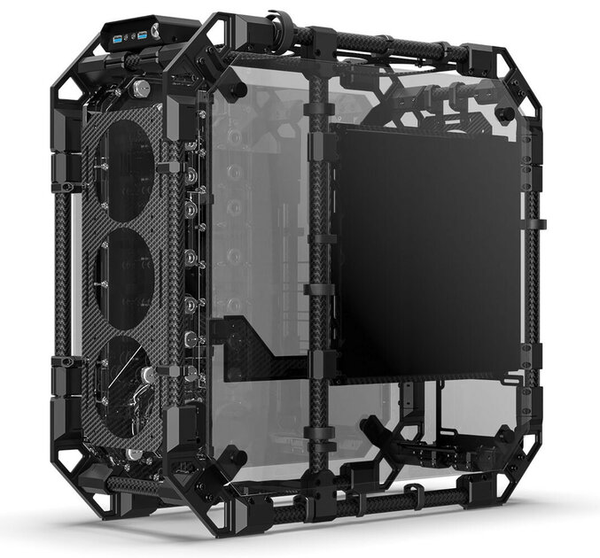 Вот это ценник! Alphacool представила карбоновый корпус, ориентированный на кастомные ПК