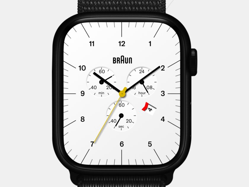 Если бы Braun делала циферблаты для смарт-часов (внутри картинки)