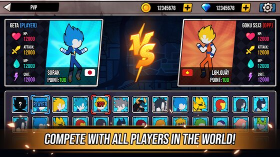 Super Stickman Dragon Warriors 1.4.4. Скриншот 7
