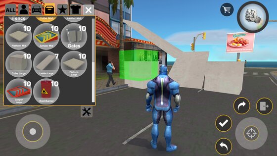 Rope Hero: Cheatground MOD 0.2.4f1p. Скриншот 4