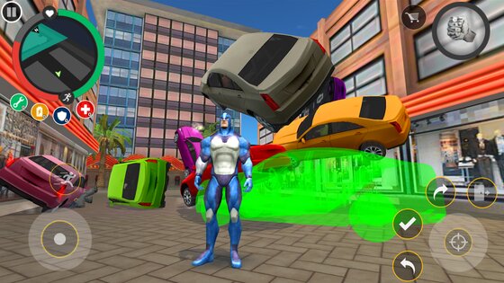 Rope Hero: Cheatground MOD 0.2.4f1p. Скриншот 9