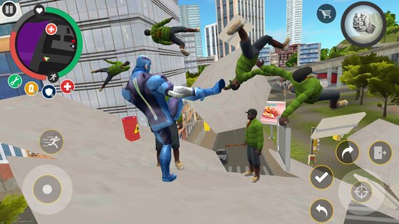 Rope Hero: Cheatground MOD 0.2.4f1p. Скриншот 14