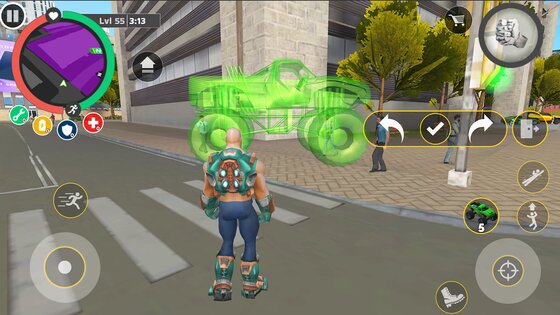 Rope Hero: Cheatground MOD 0.2.4f1p. Скриншот 26