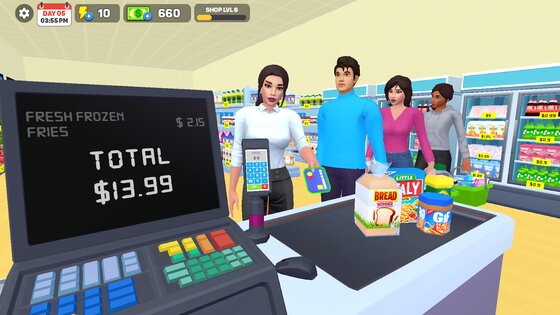 Supermarket Store 3D Simulator 1.15.3. Скриншот 2