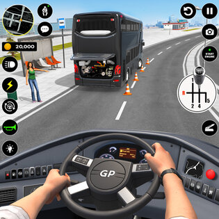 Bus Simulator: 3D Bus Games 2.1.1. Скриншот 1