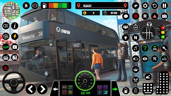 Bus Simulator: 3D Bus Games 2.1.1. Скриншот 11