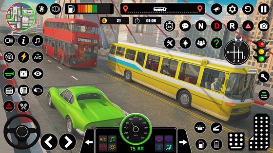 Bus Simulator: 3D Bus Games 2.1.1. Скриншот 19
