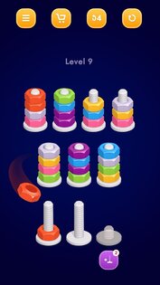 Сортировка цветных гаек и болтов 1.20.7. Скриншот 5