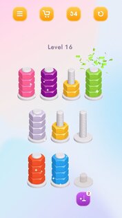 Сортировка цветных гаек и болтов 1.20.7. Скриншот 6