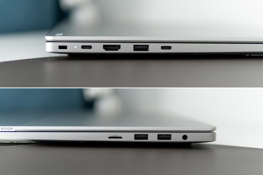 Теперь на мощном чипе от Intel. Обзор TECNO MEGABOOK T16 2024 13th — Внешний вид и разъёмы. 3