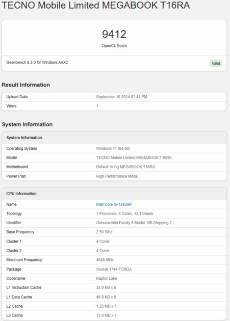 Теперь на мощном чипе от Intel. Обзор TECNO MEGABOOK T16 2024 13th — Производительность. 2