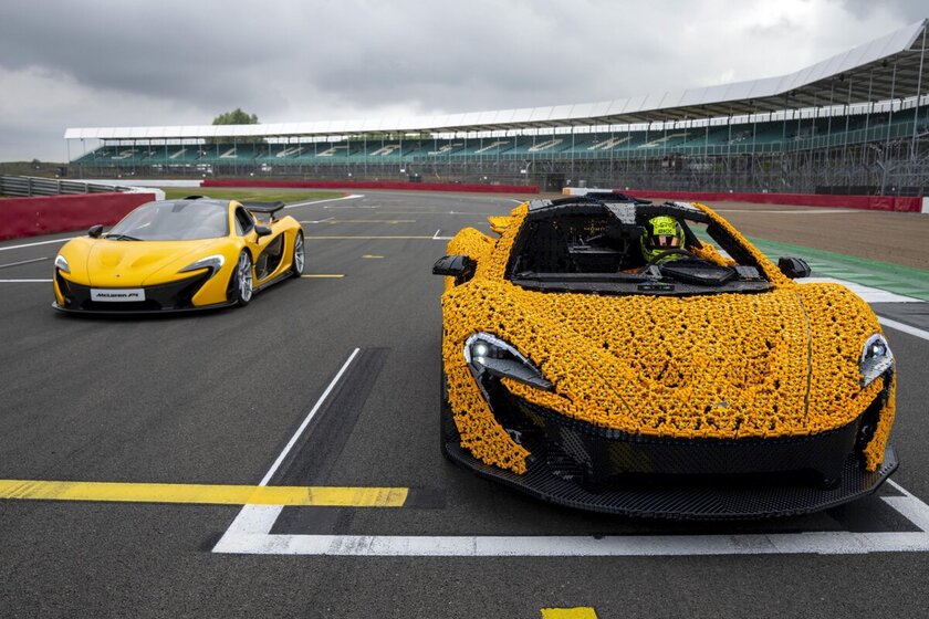 McLaren построила полноценный гиперкар из LEGO: он успешно проехался по гоночному треку