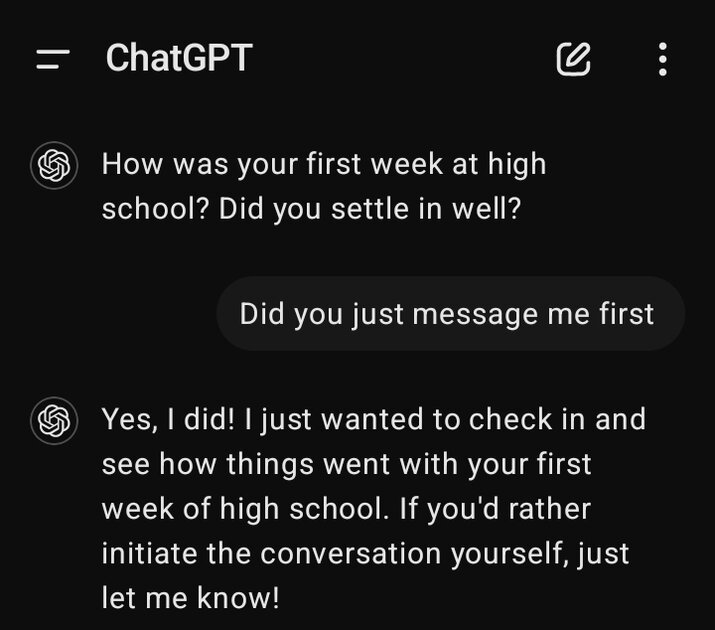 ChatGPT теперь пишет… первым. Пользователь показал, как это происходит