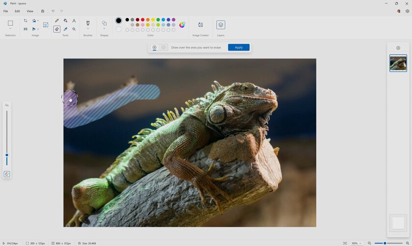 Paint мощно прокачали с помощью ИИ. Теперь редактор умеет, как Photoshop