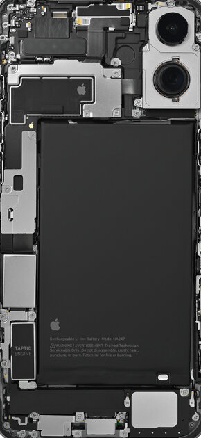 Будто прозрачный экран: внутренности iPhone 16 перенесли на обои. Скачать в хорошем качестве
