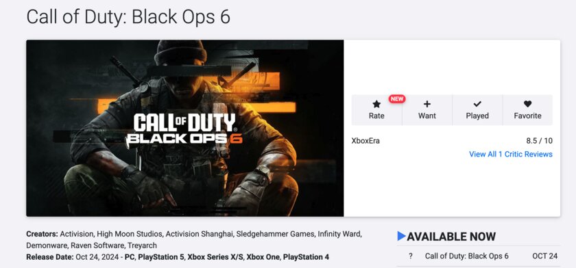 Состоялся релиз Call of Duty: Black Ops 6 — на маркетинг шутера потратили колоссальные средства