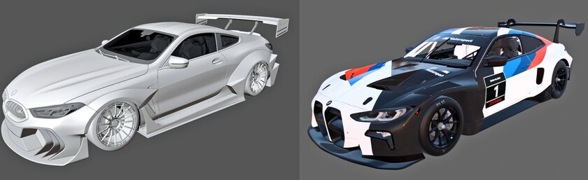 От «сырой» модельки до фотореалистичного спорткара для гонки в Roblox