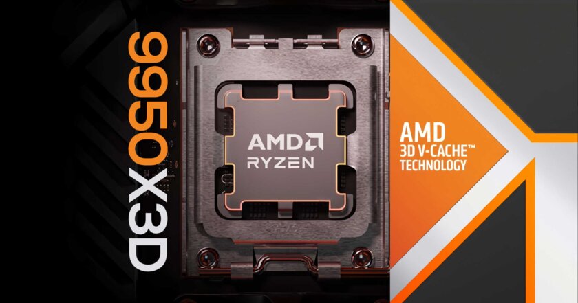 Процессор AMD Ryzen 9 9950X3D уже протестировали: быстрее 7950X3D на 64%