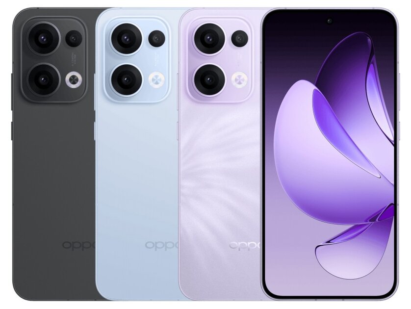 Представлены OPPO Reno13 и Reno13 Pro с защитой IP69 и быстрой беспроводной зарядкой