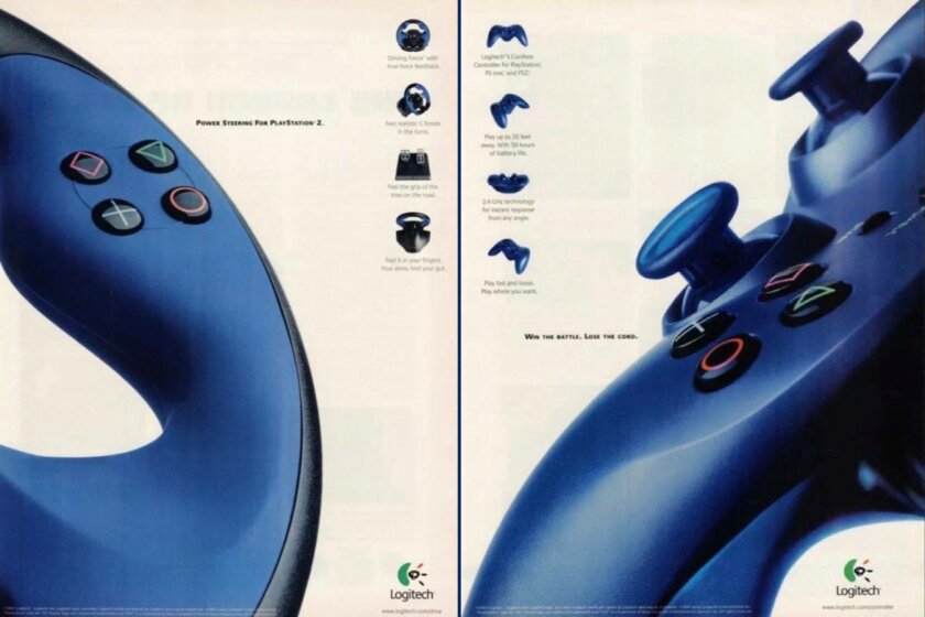 Рекламные проспекты аксессуаров PlayStation 2 от Logitech 🎮