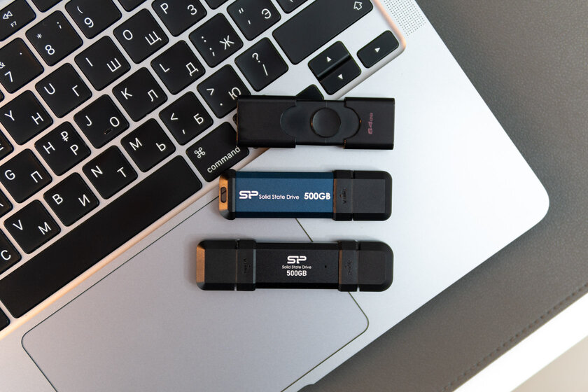 Это не флешки, а внешние SSD — очень быстрые малыши! Обзор Silicon Power MS60 и DS72 — Внешний вид. 4