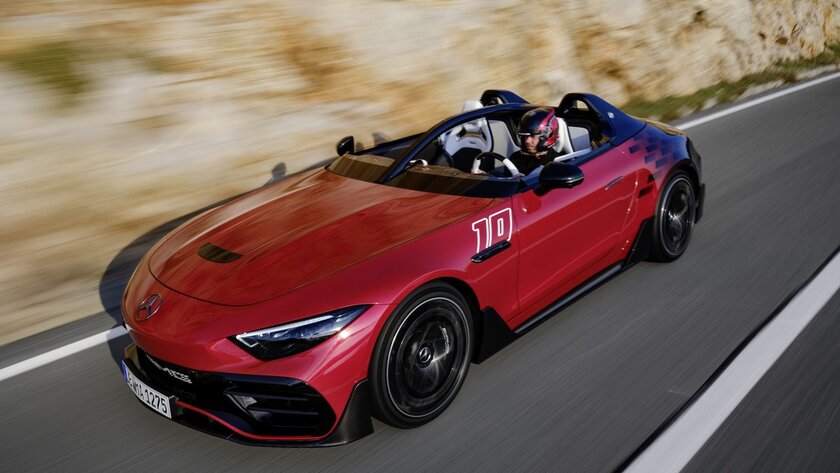 Mercedes-AMG представила PureSpeed: очень быстрый кабриолет с необычным кузовом