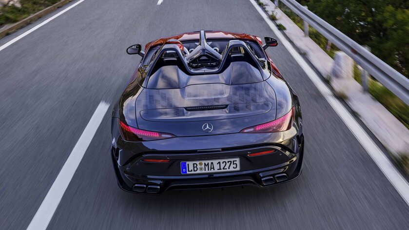 Mercedes-AMG представила PureSpeed: очень быстрый кабриолет с необычным кузовом