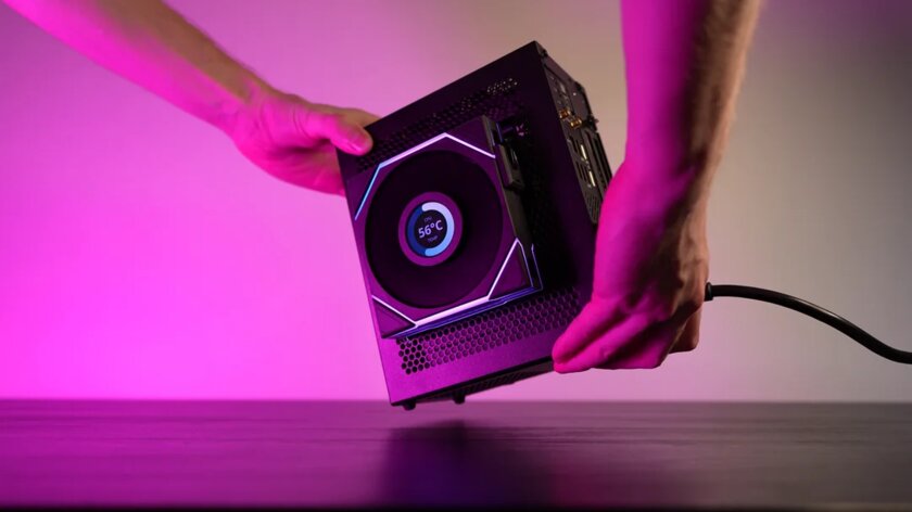 Как вам такой миниатюрный ПК на Ryzen 7900 и RTX A4000?