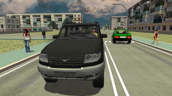 Real City Russian Car Driver 3D 10.1.1. Скриншот 3