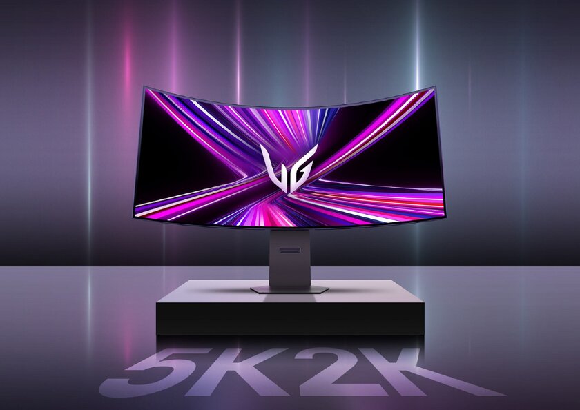 LG анонсировала UltraGear GX9: первый в мире сгибающийся игровой монитор 5К2К