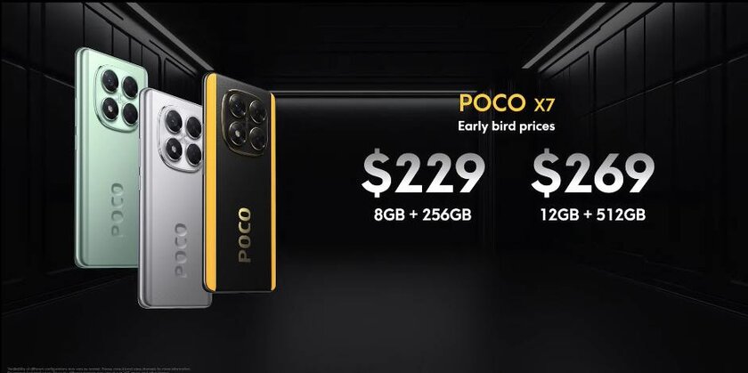 9 января компания Poco представила смартфоны серии Poco X7