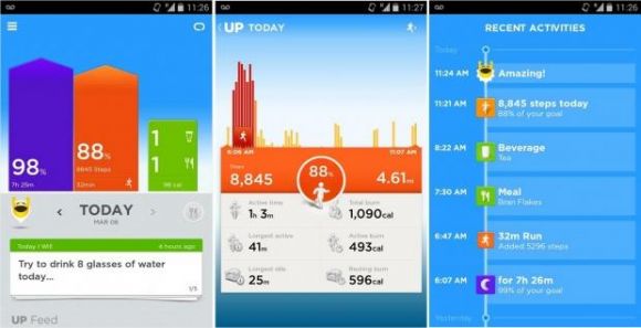 Фитнес-браслет Jawbone UP24 получил поддержку Android