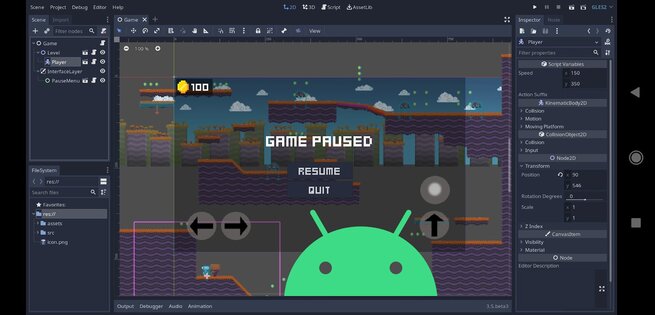 Godot Editor 4 4.7.2.stable. Скриншот 1