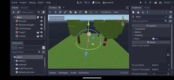 Godot Editor 4 4.7.2.stable. Скриншот 2