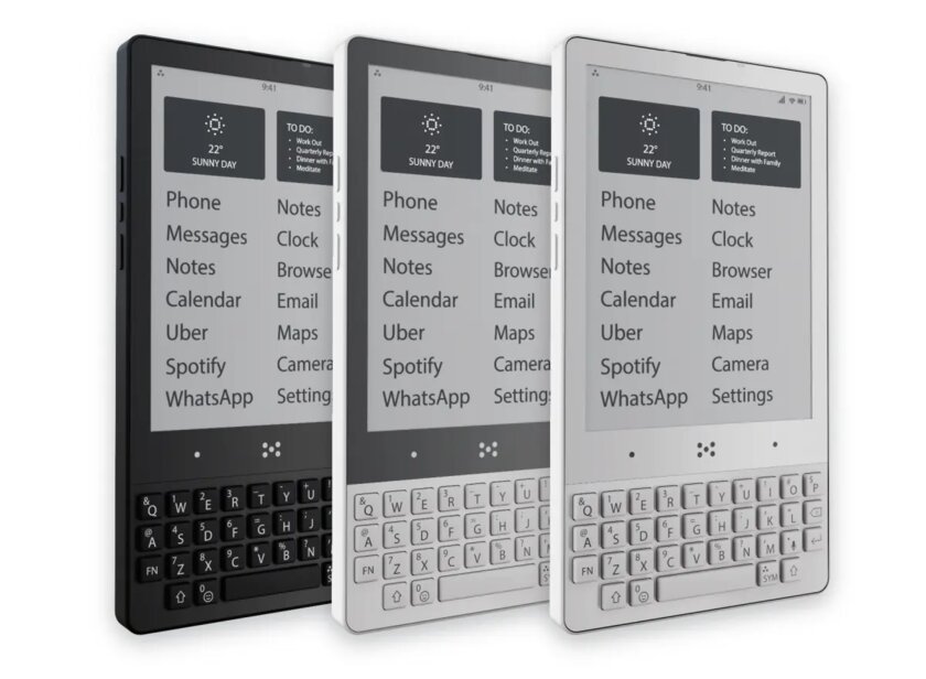 Смартфон Minimal Phone с экраном E Ink и QWERTY-клавиатурой поступил в продажу