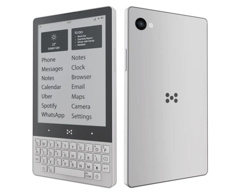 Смартфон Minimal Phone с экраном E Ink и QWERTY-клавиатурой поступил в продажу